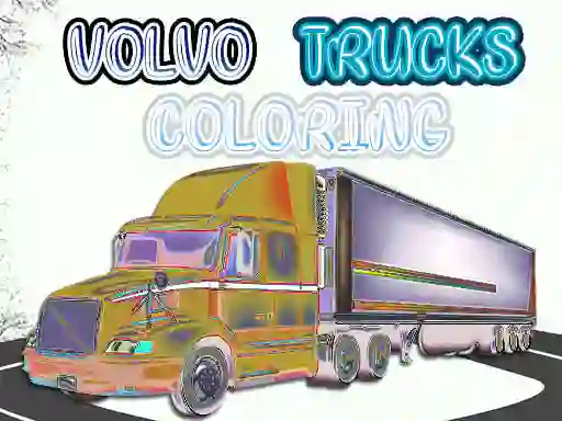 لعبة Volvo Trucks Coloring على الانترنت