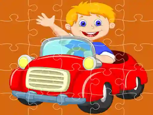 لعبة Pedal Cars Jigsaw على الانترنت