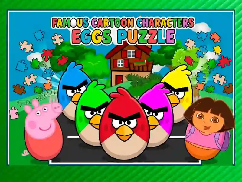 لعبة Famous Cartoon Characters Eggs على الانترنت