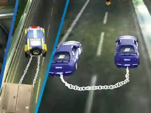 لعبة Chained Impossible Driving Police Cars على الانترنت