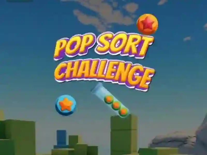 لعبة Pop Sort Challenge على الانترنت