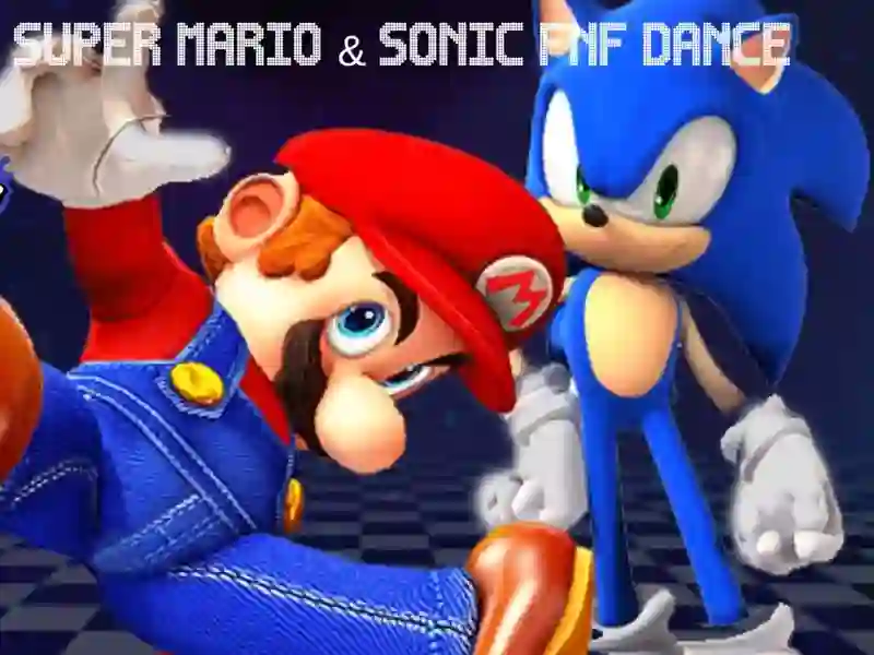 لعبة Super Mario & Sonic FNF Dance على الانترنت