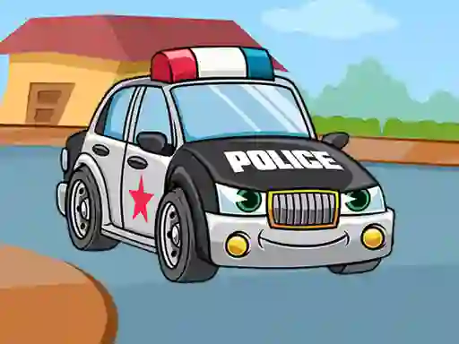 لعبة Police Cars Jigsaw على الانترنت