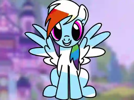 لعبة My Little Pony Coloring Book على الانترنت