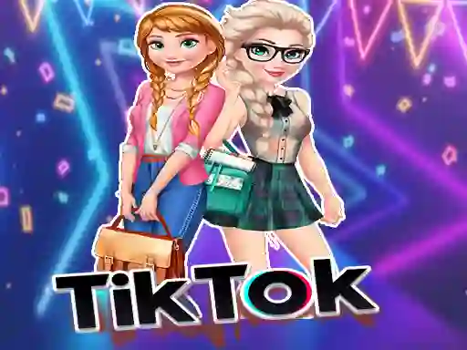 لعبة TikTok Trend: Elsa Frozen على الانترنت