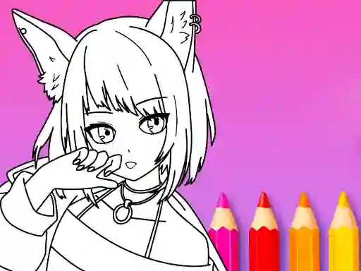 لعبة Anime Manga Coloring Book على الانترنت
