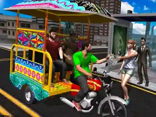 لعبة TukTuk Chingchi Rickshaw 3D على الانترنت