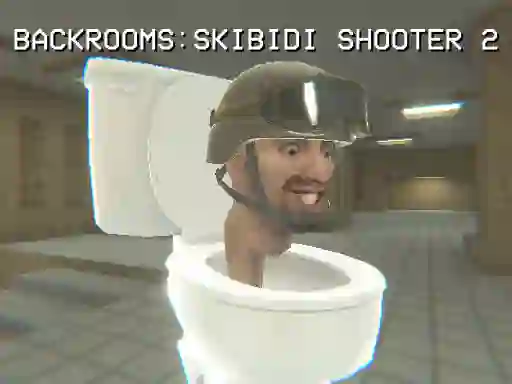 لعبة Backrooms: Skibidi Shooter 2 على الانترنت