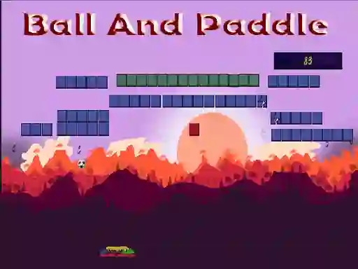 لعبة Ball And Paddle على الانترنت