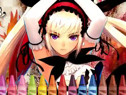 لعبة 4GameGround Anime Manga Coloring على الانترنت