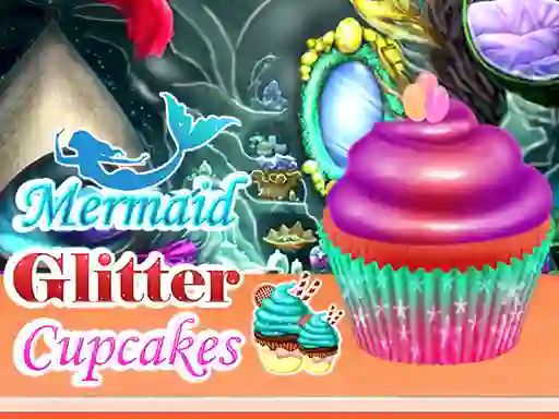 لعبة Mermaid Glitter Cupcakes على الانترنت