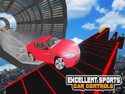 لعبة Mega Car Ramp Impossible Stunt على الانترنت
