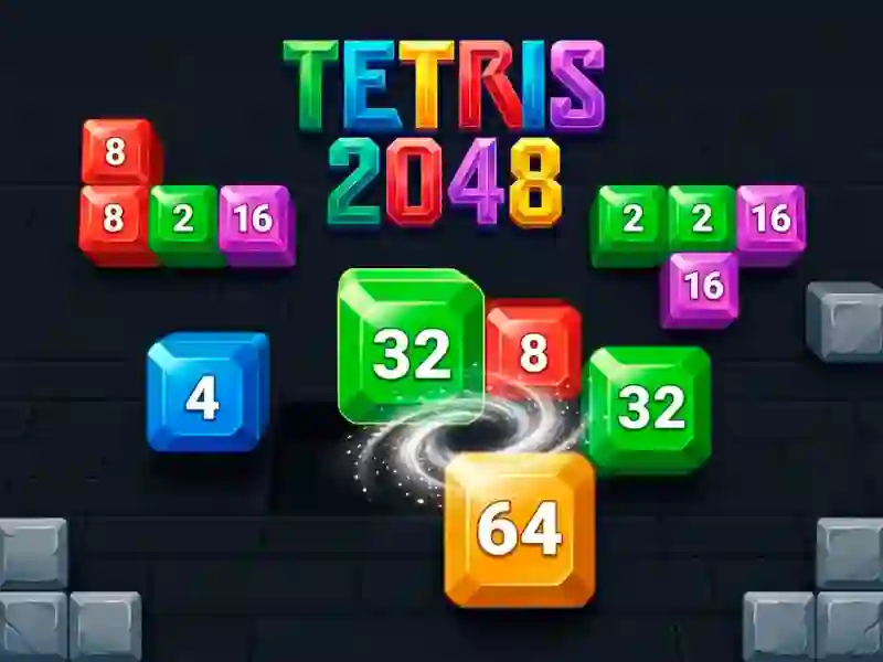 لعبة Tetris 2048 على الانترنت