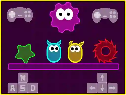 لعبة Neon Slimes على الانترنت