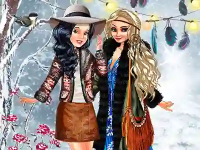 لعبة Boho Winter With Princess على الانترنت
