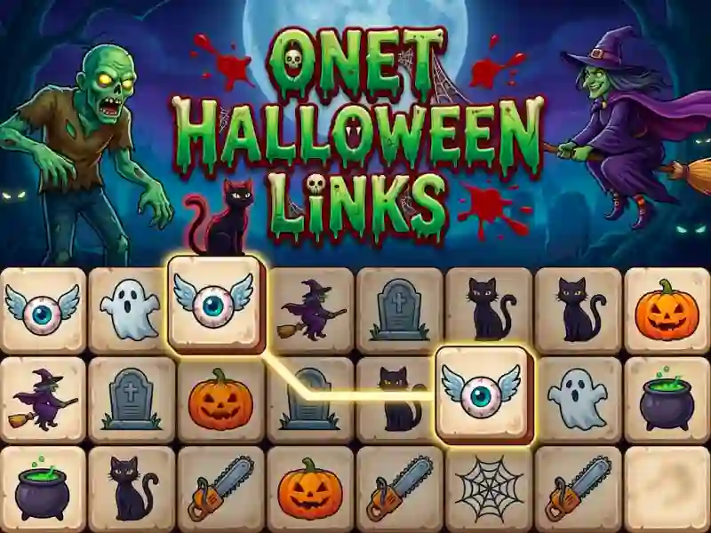 لعبة ONet Halloween Links على الانترنت