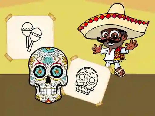 لعبة Crazy Mexican Coloring على الانترنت