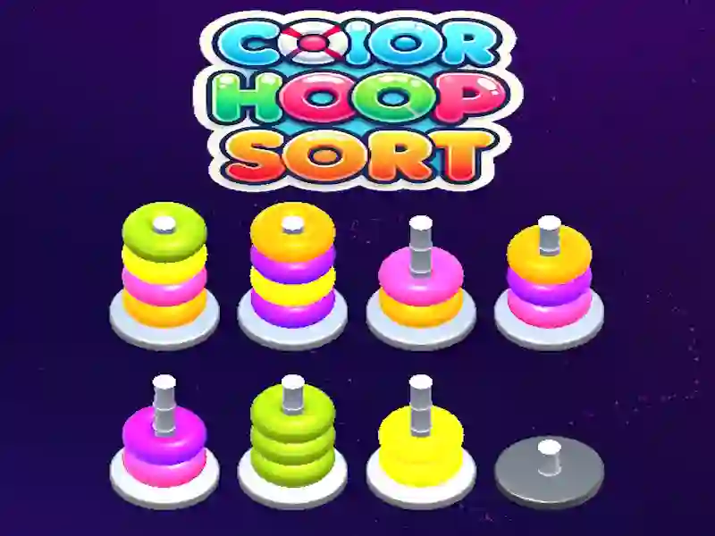 لعبة Color Hoop Sort على الانترنت