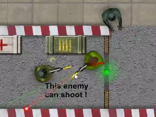 لعبة Zombie Shooting 2D على الانترنت