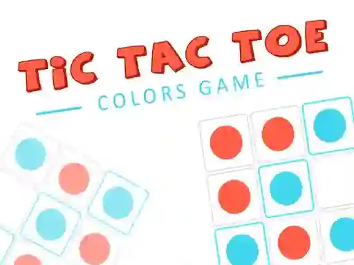 لعبة Tic Tac Toe Colors Game على الانترنت