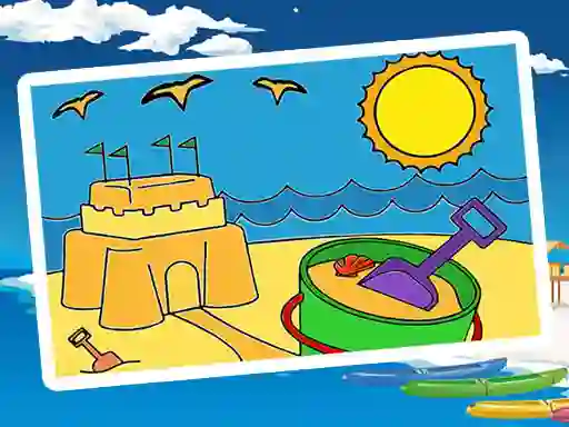 لعبة Summer Coloring Pages على الانترنت