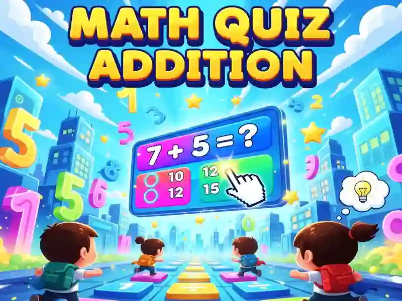 لعبة Math Quiz Addition على الانترنت
