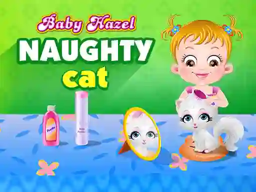 لعبة Baby Hazel - naughty cat على الانترنت