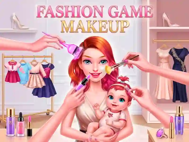 لعبة Fahion game makeup على الانترنت
