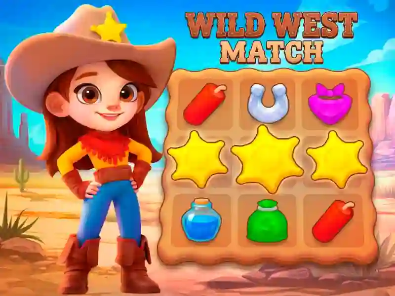 لعبة Wild West Match على الانترنت