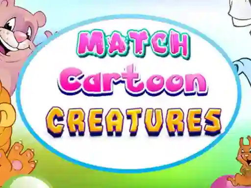 لعبة Match Cartoon Creatures على الانترنت