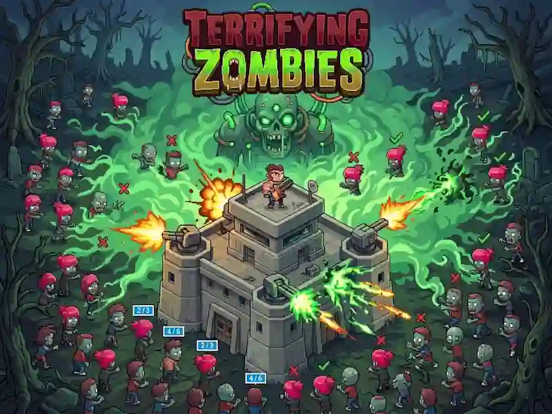 لعبة Terrifying Zombies على الانترنت