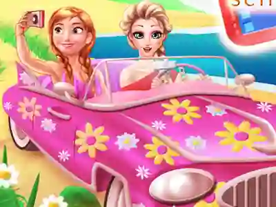 لعبة Princesses Road Trip Fun على الانترنت