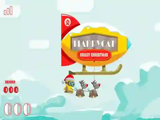 لعبة FlappyCat Crazy Christmas على الانترنت