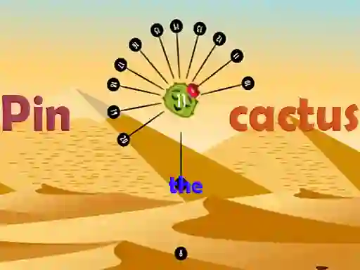 لعبة Pin the cactus على الانترنت