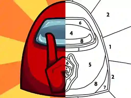 لعبة Among Them Coloring Book على الانترنت