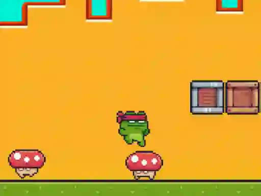 لعبة Ninja Frog Adventure على الانترنت