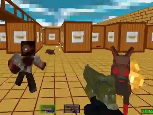 لعبة Pixel Swat Zombie Survival على الانترنت