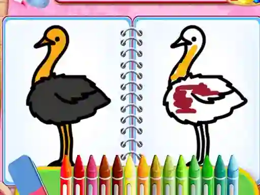 لعبة Coloring Birds Game على الانترنت