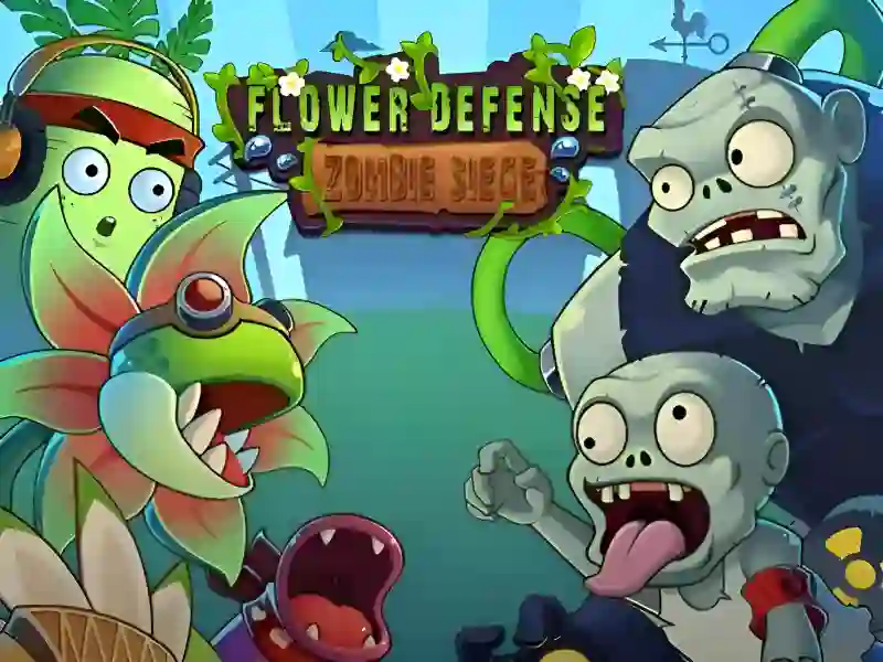 لعبة Flower Defense Zombie Siege على الانترنت