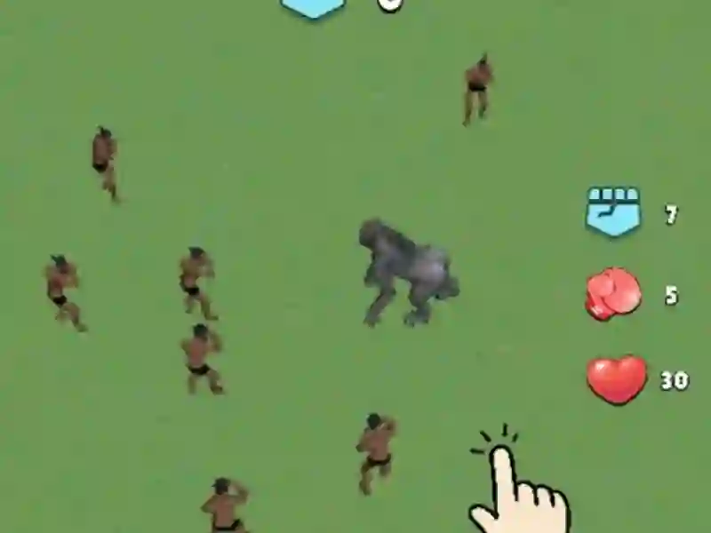 لعبة Men Vs Gorilla على الانترنت