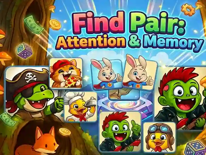 لعبة Find Pair: Attention & Memory على الانترنت