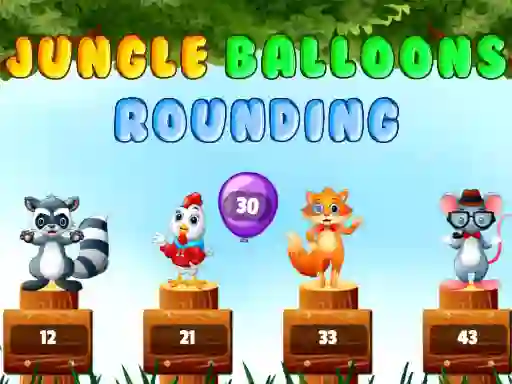 لعبة Jungle balloons rounding على الانترنت