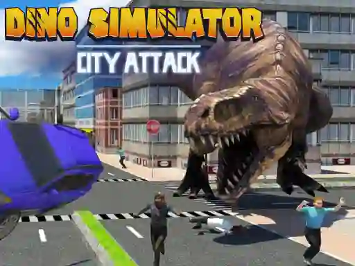 لعبة Dino Simulator City Attack على الانترنت