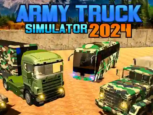 لعبة Army Truck Simulator 2024 على الانترنت