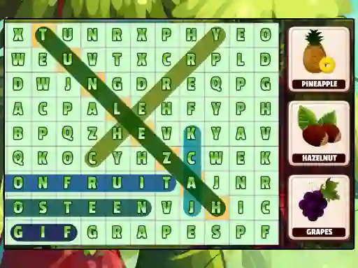 لعبة Word Search Fruits على الانترنت