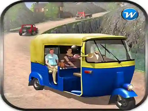 لعبة Public Tricycle Rickshaw driving على الانترنت