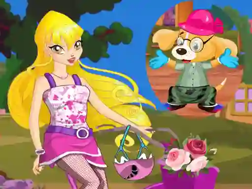 لعبة Winx Stella and Puppy على الانترنت