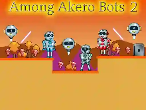 لعبة Among Akero Bots 2 على الانترنت