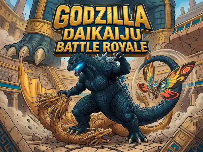 لعبة Godzilla Daikaiju Battle Royale على الانترنت