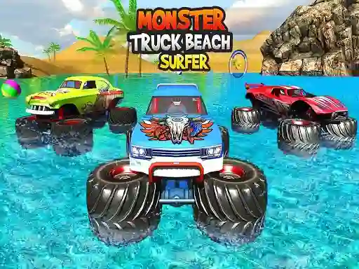 لعبة Monster Truck Beach Surfing على الانترنت